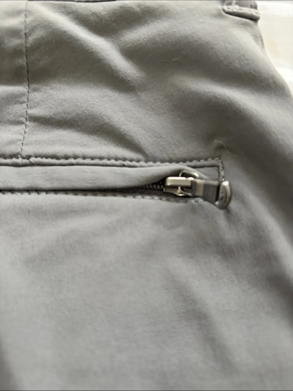 J. Crew Women’s Gray Flat-Front Stretch Activewear Shorts. Hiking, Golf? EUC